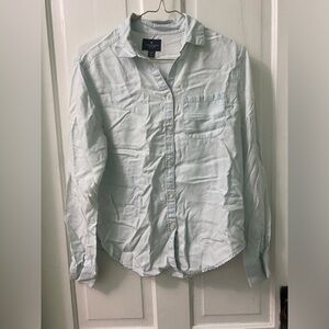 American Eagle Light Blue Button Down - Size XS Petite